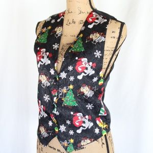 Looney Tunes Holiday Vest sz Small